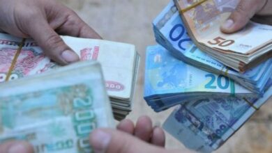 سعر اليورو مقابل الدينار الجزائري في السوق السوداء السكوار اليوم السبت 6-7-2019