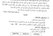 امتحان شهادة التعليم الابتدائي 2018 في اللغة العربية